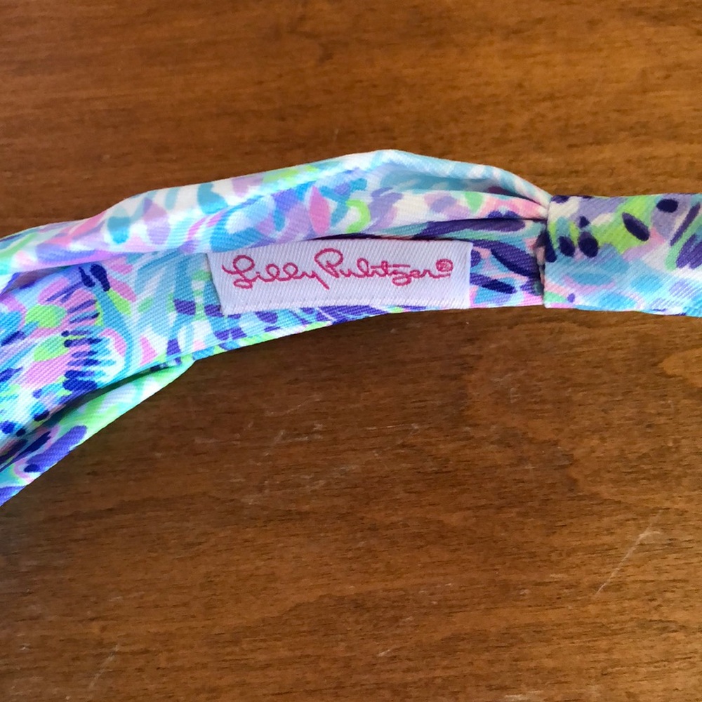 NWOT Lilly Pulitzer | Top Knot Headband | Shell of a Party - Picture 4 of 4